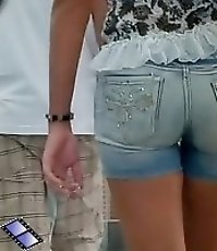 The turning on movie filled with the tight booty shorts and also sexy up skirt scenes